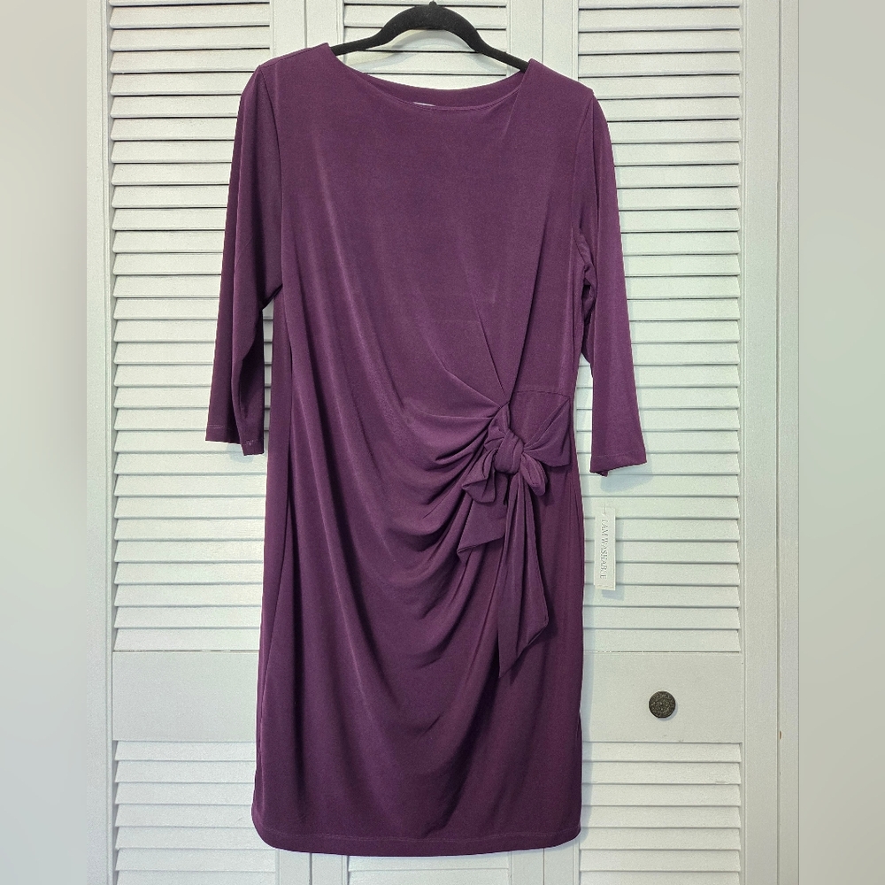 🟢 Elegant Purple Women's Dress